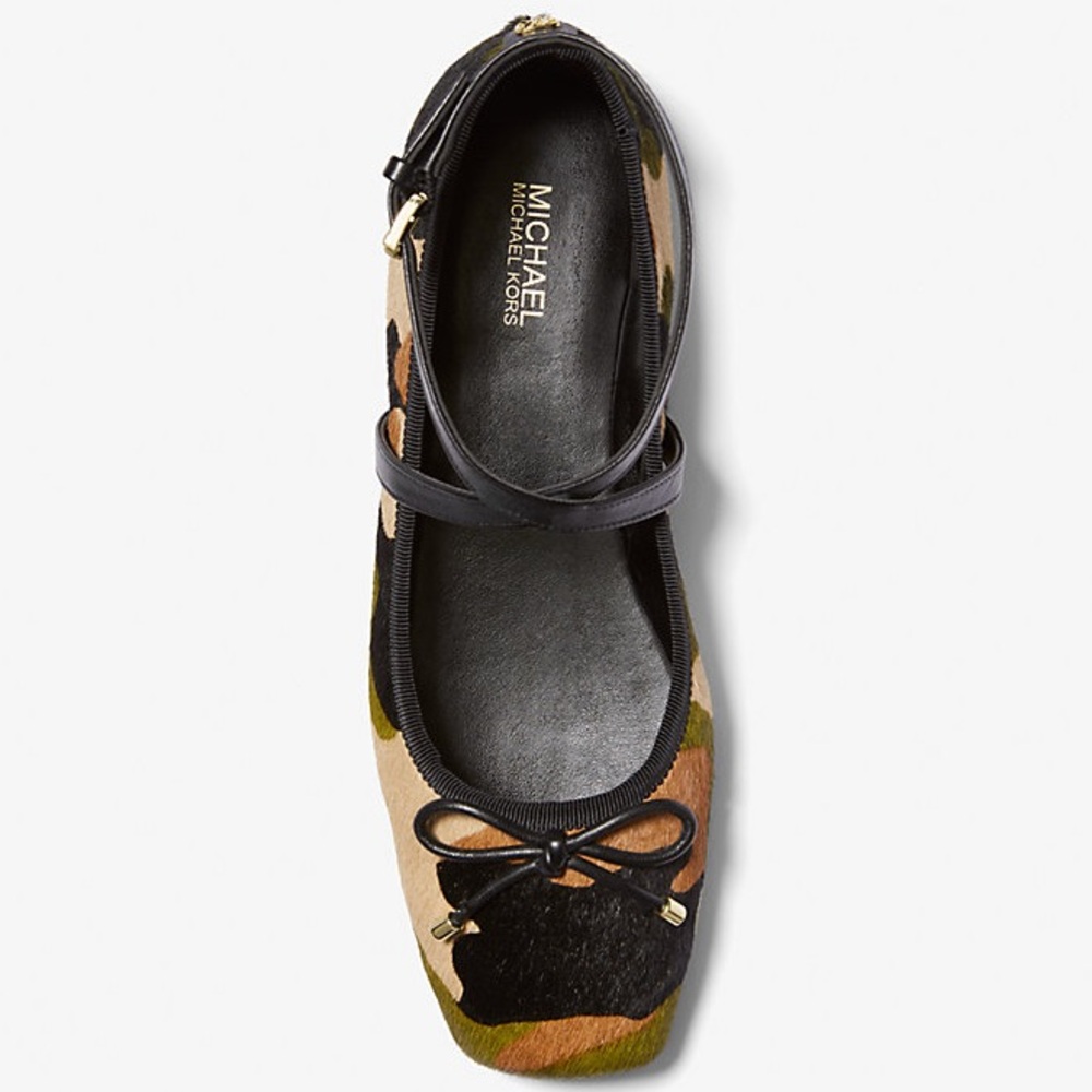 MICHAEL MK NIB Camouflage Ballet Flats - Picture 10 of 10